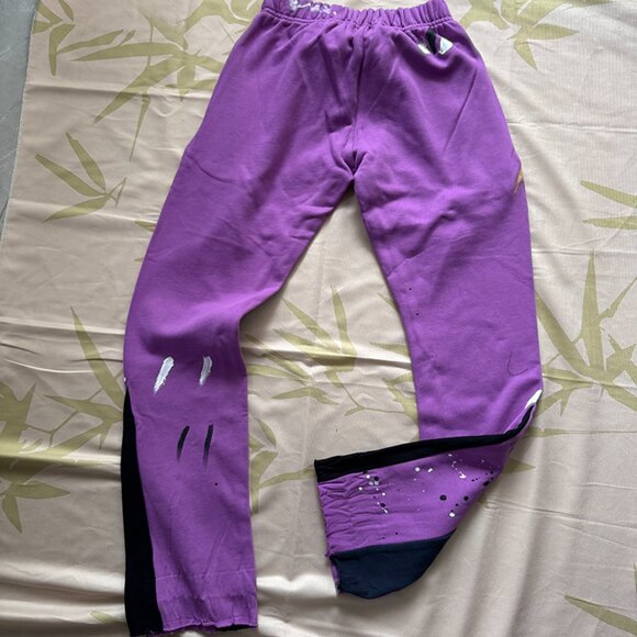 Gallery Dept Painted Purple Flared Sweatpants - Picture 10 of 10